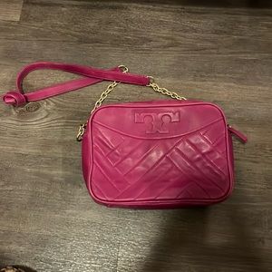 Tory Burch fuchsia cross body
